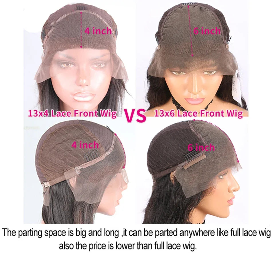 HD Lace Front Wig Human Hair Wigs 99J Red Burgundy