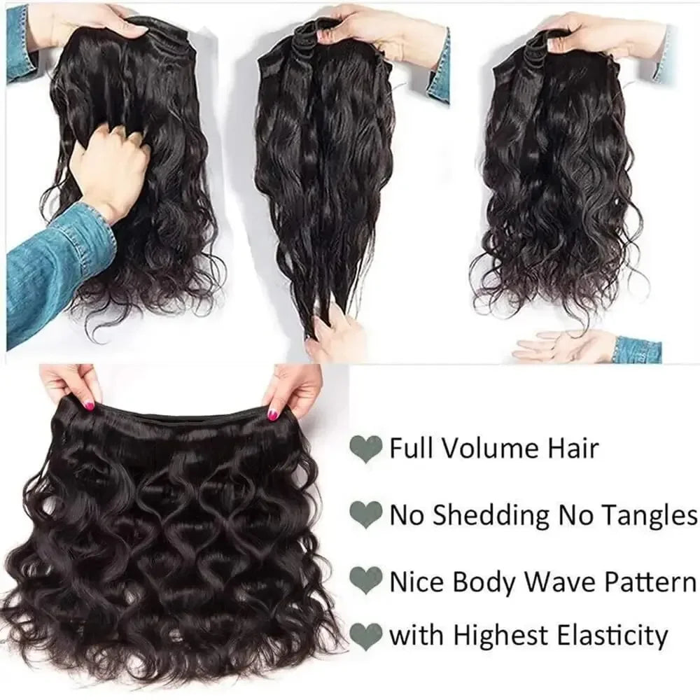 Body Wave Bundles Human Hair Brazilian Virgin