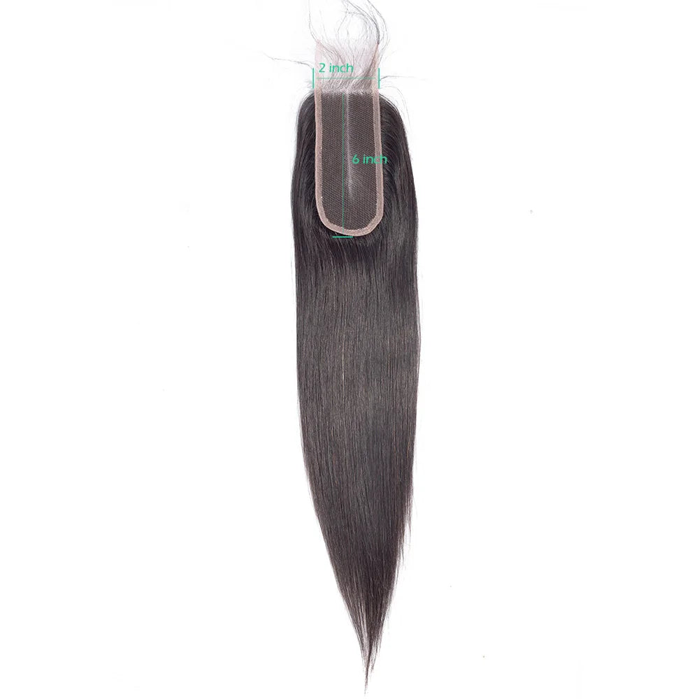 Straight Closure Human Hair Ear To Ear Transparent Frontal Lace