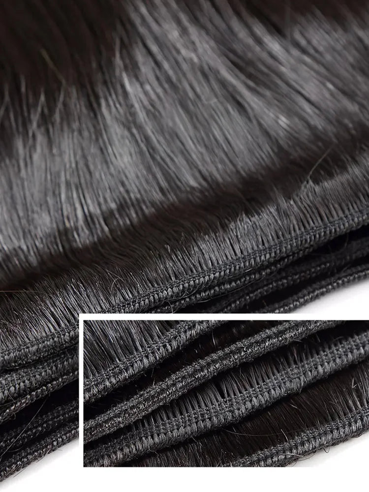 Bone Straight 100% Bundles Deal Brazilian Virgin Human Hair
