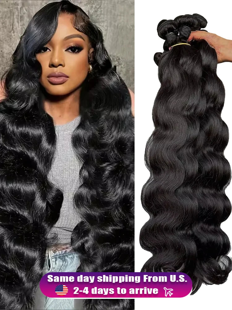 Body Wave Bundles Human Hair Brazilian Virgin
