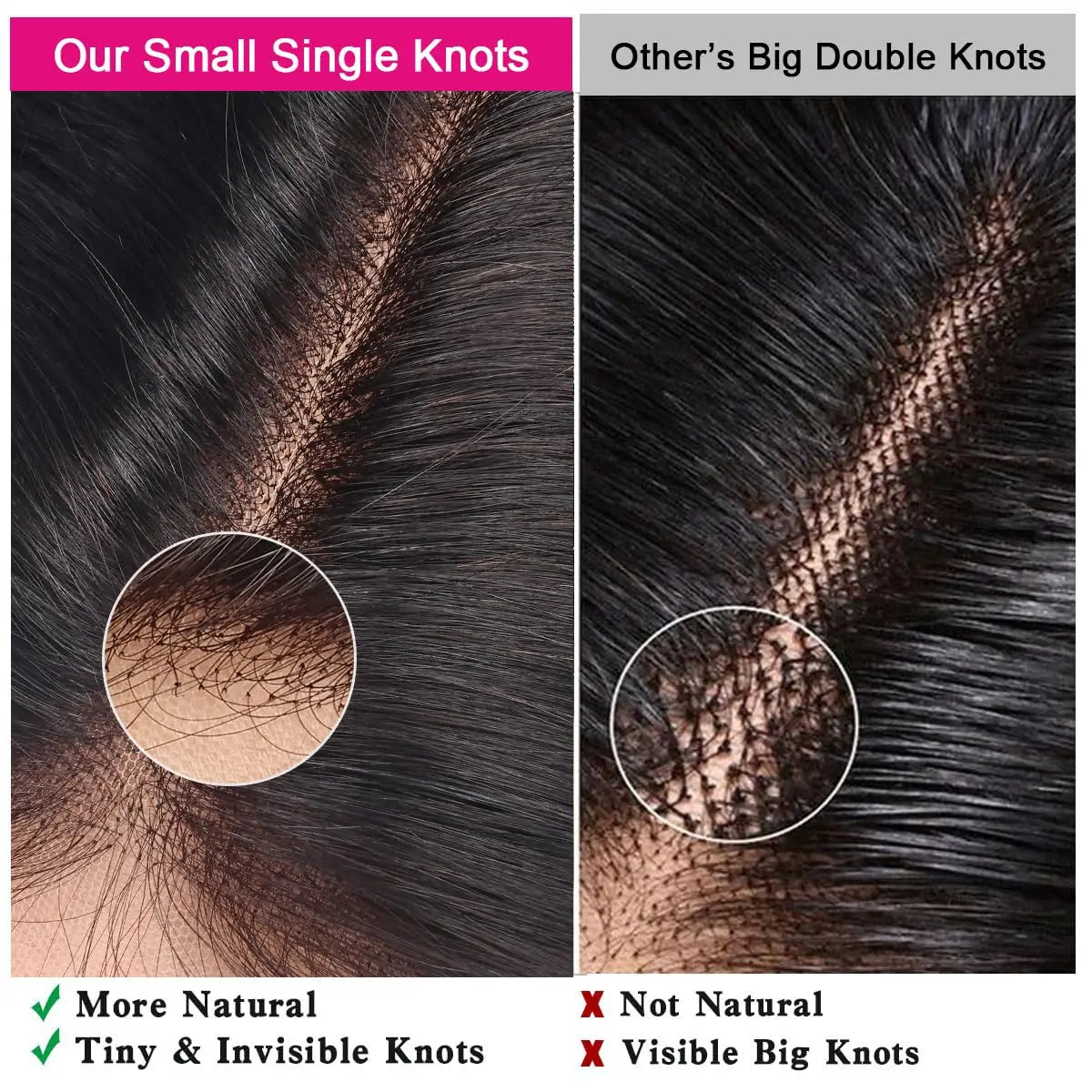 Body Wave Closure Human Hair Preplucked Body Wave Human Hair Closure Transparent