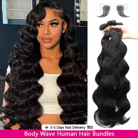 Body Wave Bundles Human Hair Brazilian Virgin